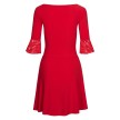 Rumpf RU5521 RENNES Kinderjurk rood achterkant