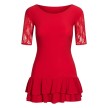 Rumpf RU5519 ETIENNE Kinderjurk rood voorkant