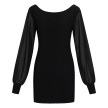 Rumpf RU5514 CANNES lang shirt met chiffon mouwen