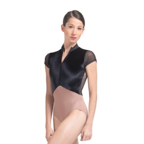 Ballet Rosa Eve Fluwelen Balletpak met Rug van Elastisch Gaas