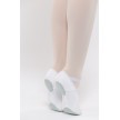 Dansez-Vous Vanie Elastische Balletschoenen Wit met Aparte Zooltjes
