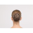 Dansez-Vous gehaakt haarnetje met strass bruin