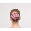 Dansez-Vous gehaakt haarnetje met strass roze