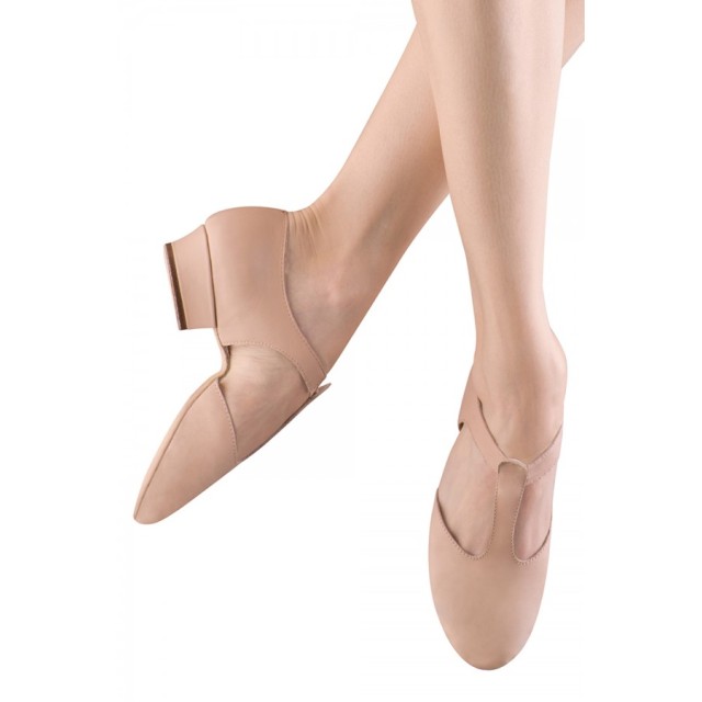 Bloch S0407L griekse sandaal met hak roze