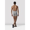 Bloch MR004 heren middellange repetitie shorts grijs achterkant