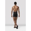 Bloch MR004 heren middellange repetitie shorts zwart achterkant