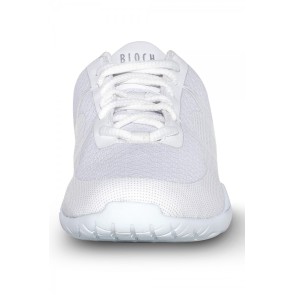Bloch Troupe S0598L Witte Dames Danssneakers met Splitzool