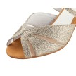 Anna Kern 620-50 Aliette open neusje latin dansschoenen glitter en gaas dames danshakken