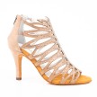 Anna Kern Dansschoenen met glitter voor vrouwen met suede zool 800-75