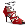 Nueva Epoca Akira Rood dansschoenen dames met Veters