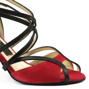 Nueva Epoca Rode Dansschoenen Open teen