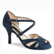 Nueva Epoca April Suede hak 7 cm Blauw Suede