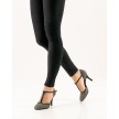 Nueva Epoca Josefina Dansschoenen voor Dames gevlochten detail t-bandje over wreef