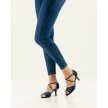Nueva Epoca Rosita Dansschoenen voor Dames slanke hak 6 centimeter donkerblauw suede