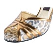 Nueva Epoca Saskia tango Dansschoen voor Dames leopard print brons leer