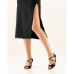 Nueva Epoca Shakira Tango Dansschoenen voor Dames Latin zwart suede zool