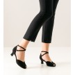 Werner Kern Asta zwart suede 5,5 cm hak voor stijldansen en social dames dansschoen elegant