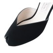 Werner Kern Asta zwart suede dansschoen dames 5,5 cm hak en kleine peeptoe