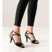 Werner Kern Astrid dames dansschoenen zwart leer suede 6,5 cm hak latin