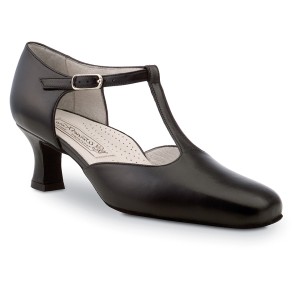 Klassieke Leren Dansschoenen voor Dames - Geschikt voor Ballroom - Comfortabel Voetbed - Voor Bredere Voeten - Hak 5,5 cm - Werner Kern Celine