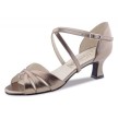 Dames Dansschoen voor Salsa - Suede Zool - Nappa Leer - Hak 5,5 cm - Werner Kern Dafne