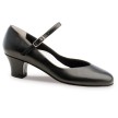 Werner Kern Gina zwarte dansschoenen voor Dames instap model met Bandje