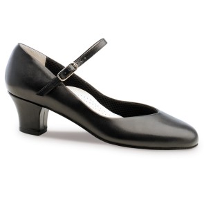 Ballroomschoenen voor Dames - Comfortabel Voetbed - Voor Bredere Voeten - Lage Hak 4,5 cm - Suede Zool - Werner Kern Gina