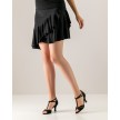 Werner Kern Ida Dames Dansschoenen glitter zwart subtiel latinschoenen met 6,5 cm flare hak