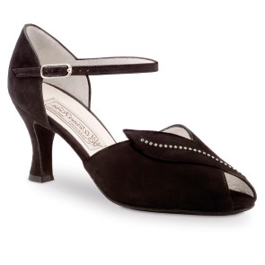 Werner Kern Ilona zwarte dansschoenen met hak 6.5cm