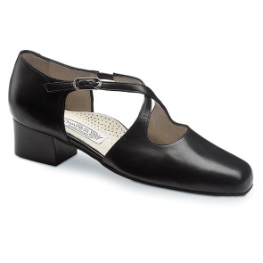 Leren Dansschoenen voor Dames - Geschikt voor Ballroom, Salsa en Latin - Gesloten Teen - Meerdere Hakhoogtes - Werner Kern Ines