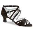 Dames Dansschoen voor Smalle Voeten voor Salsa Latin Bachata Zwart Suede Hak 55 mm Werner Kern Niki