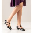 Werner Kern Rachel dames dansschoenen met peeptoe zwart nappaleer
