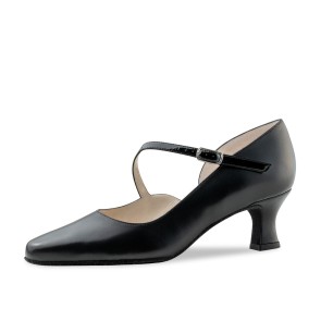 Werner Kern Rita 55mm dames dansschoenen ballerina model met schuin bandje over wreef