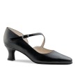 Werner Kern Rita pump model dansschoenen voor dames met diagonaal bandje in 2 hakhoogtes