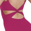 Capezio MC102 roze balletpakje bandjes gekruist over de rug 