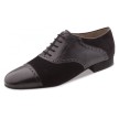Heren Dansschoen Zwart - Suede/Leer - Ballroom, Tango, Salsa - Lage Hak 1,5 cm - Werner Kern 28047