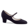 Werner Kern Ashley zwarte suede Dames dansschoenen met Wreefbandje met hakhoogte 45 mm