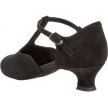 Diamant 053-014-001 dames ballroomschoenen zwart gespsluiting