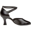 Diamant 058-080-034 dames dansschoenen zwart zijkant 