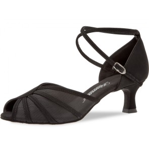 Diamant Zwarte Dansschoenen Dames 020-077-040