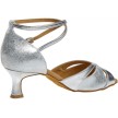 Diamant 141-077-463 latin schoenen zilver zijkant 