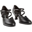 Diamant 113-009-034 dansschoenen voor dames zwart dichte neus 