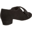 Diamant 057-029-001 dansschoenen voor dames zwart blokhak 