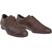 Diamant 133-225-489 heren ballroom sneakers bruin leer achterkant 