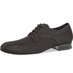 Diamant Heren Dansschoenen Zwart Nubuck 094-025-448