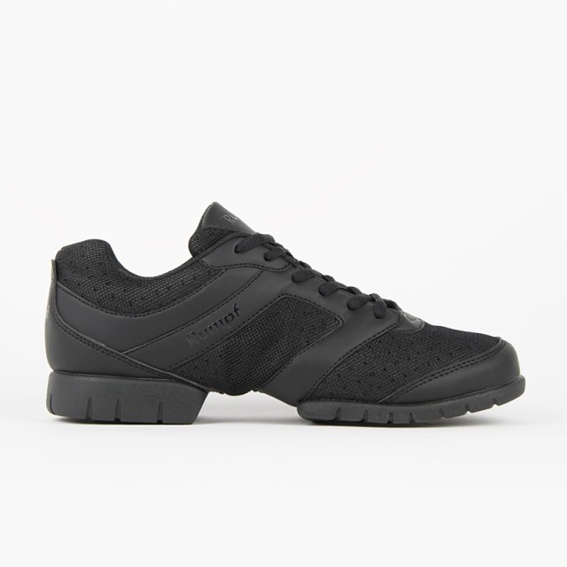 Zwarte lage danssneakers Rumpf Limbo RU1550