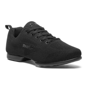 Rumpf Danssneaker Zwart Splitzool - Ademend Mesh - Unisex Trainingsschoen Salsa, Latin, Jazz -  Zuma