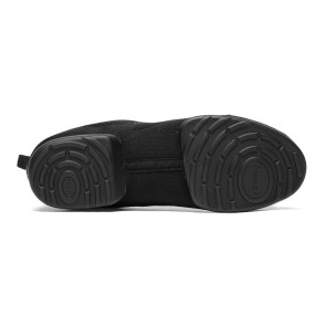 Rumpf Zuma 1567 Zwarte Danssneaker met spinpoints en splitzool