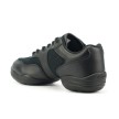 Lage Danssneakers Zwart - Splitzool - Streetdance en Zumba - Leer/Mesh - Capezio Low Top DS02