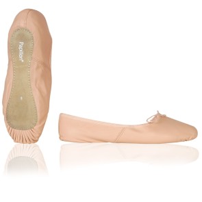 Papillon Balletschoenen met Doorlopende Zool PA1000 Wit SALE